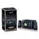 GX SW-G2.1 1200 - Subwoofer System 30W, headphone jack and line-in jack, black with green highlights + подарък тениска GX thumbnail 2